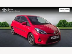 Red Used 2014 Toyota Yaris Hybrid Trend Hatchback | £11,924 (A bit pricey)