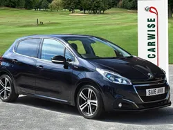Blue Used 2016 Peugeot 208 GT-line Hatchback | £6,500 (Fair price)