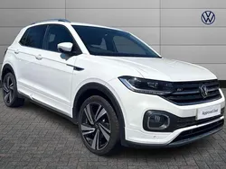 White Used 2022 VW T-Cross R-line SUV | £18,979 (Fair price)