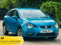 Blue Used 2017 Seat Ibiza SE Technology Hatchback | £7,490 (Fair price)