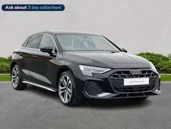 Black Used 2025 Audi A3 S-Line Hatchback | £30,103 (Expensive)