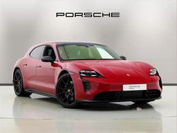 Red Used 2022 Porsche Taycan Sedan | £64,890 (Expensive)