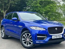 Blue Used 2019 Jaguar F-Pace R-Sport SUV | £21,995 (Fair price)