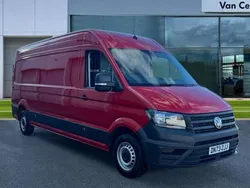 Red Used 2023 VW Crafter Trendline Van | £31,800 (Expensive)