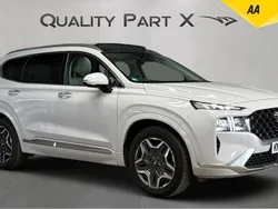 White Used 2022 Hyundai Santa Fe Ultimate SUV | £22,300 (Fair price)