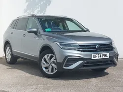 Silver Used 2024 VW Tiguan Allspace Life SUV | £29,498 (Good price)