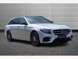 Silver Used 2019 Mercedes E220 AMG line Estate | £21,495 (Fair price)