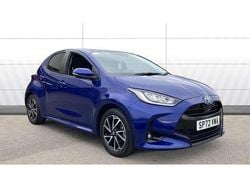 Blue Used 2022 Toyota Yaris Hybrid Design Hatchback | £16,823 (Fair price)