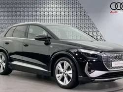 White Used 2022 Audi Q4 e-tron S-Line SUV | £28,500 (Good price)