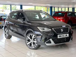 Midnight black Used 2024 Seat Arona Xperience Lux SUV | £20,489 (A bit pricey)