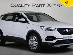 White Used 2021 Vauxhall Grandland X Business Edition SUV | £8,950 (Super price)