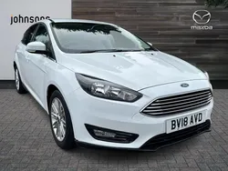White Used 2018 Ford Focus Zetec Hatchback | £6,990 (Good price)