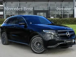 Black Used 2021 Mercedes EQC400 AMG Line Premium Plus SUV | £31,340 (A bit pricey)