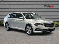 Silver Used 2022 Skoda Superb SE L Estate | £20,499 (Fair price)