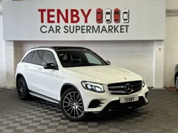 White Used 2015 Mercedes GLC250 AMG line SUV | £17,795 (Fair price)