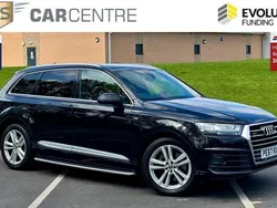 Black Used 2017 Audi Q7 S-Line SUV | £23,300 (Fair price)