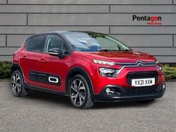 Red Used 2021 Citroën C3 PureTech Hatchback | £7,771 (Fair price)