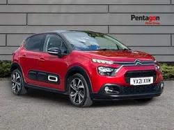 Red Used 2021 Citroën C3 PureTech Hatchback | £8,498 (Fair price)