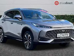 Metallic sterling silver Used 2024 MG HS Trophy SUV | £21,750 (Expensive)