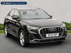 Black Used 2021 Audi Q3 S-Line SUV | £21,287 (Fair price)