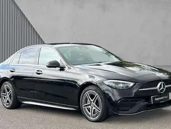 Black Used 2024 Mercedes C300e AMG Line Premium Sedan | £36,780 (Good price)