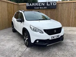 White Used 2017 Peugeot 2008 GT-line SUV | £8,695 (Fair price)