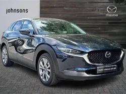 Blue Used 2024 Mazda CX-30 Exclusive-Line SUV | £21,270 (A bit pricey)