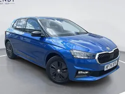 Race blue metallic black magic pearl effect Used 2024 Skoda Fabia Colour Edition Hatchback | £17,699 (Fair price)