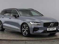 Thunder grey Used 2021 Volvo V60 R-Design Estate | £22,995 (Fair price)
