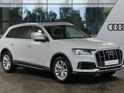 White Used 2021 Audi Q7 Sport SUV | £32,999 (Fair price)