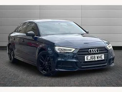 Blue Used 2018 Audi A3 Black Edition Sedan | £17,950 (Fair price)