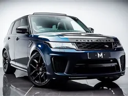 Blue Used 2020 Land Rover Range Rover Sport SVR SUV | £53,495 (A bit pricey)