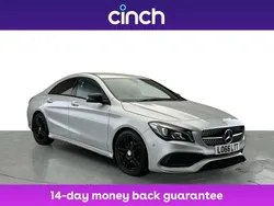 Silver Used 2017 Mercedes CLA200 AMG line Coupe | £15,799 (Fair price)
