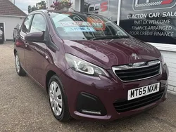 Mauve/purple Used 2015 Peugeot 108 Active Hatchback | £5,295 (A bit pricey)