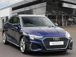 Blue Used 2021 Audi A3 S-Line Hatchback | £20,550 (Fair price)