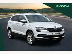 White Used 2020 Skoda Karoq SE SUV | £16,495 (Fair price)