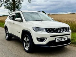 White Used 2019 Jeep Compass Limited SUV | £14,450 (Fair price)