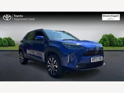 Blue Used 2022 Toyota Yaris Hybrid Design Hatchback | £21,005 (Expensive)