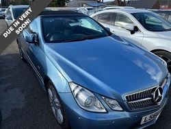 Blue Used 2010 Mercedes E350 Cabriolet | £6,995 (A bit pricey)