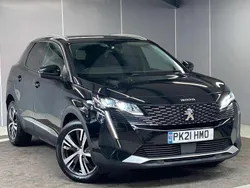 Black Used 2021 Peugeot 3008 Allure Premium SUV | £14,365 (Fair price)
