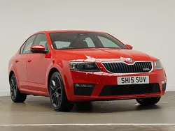 Red Used 2015 Skoda Octavia vRS Hatchback | £10,998 (Good price)