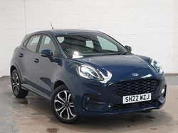 Blue Used 2022 Ford Puma Gen-E ST-Line Hatchback | £16,998 (Fair price)
