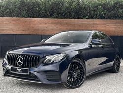 Blue Used 2019 Mercedes E220 AMG line Sedan | £23,490 (Expensive)