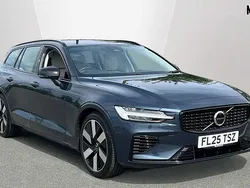 Special metallic denim blue Used 2025 Volvo V60 Plus Estate | £38,490 (Fair price)
