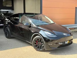 Black Used 2022 Tesla Model Y Long Range SUV | £21,495 (Fair price)