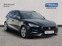 Asphalt blue Used 2022 Seat Leon FR Estate | £17,000 (A bit pricey)