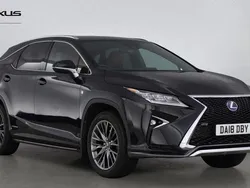Black Used 2018 Lexus RX450h Sport Line SUV | £25,450 (Fair price)