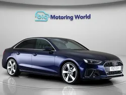 Blue Used 2022 Audi A4 S-Line Sedan | £20,400 (Good price)