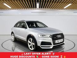 Silver Used 2018 Audi Q3 Black Edition SUV | £18,449 (Super price)
