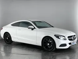 White Used 2016 Mercedes C200 Coupe | £12,650 (Good price)